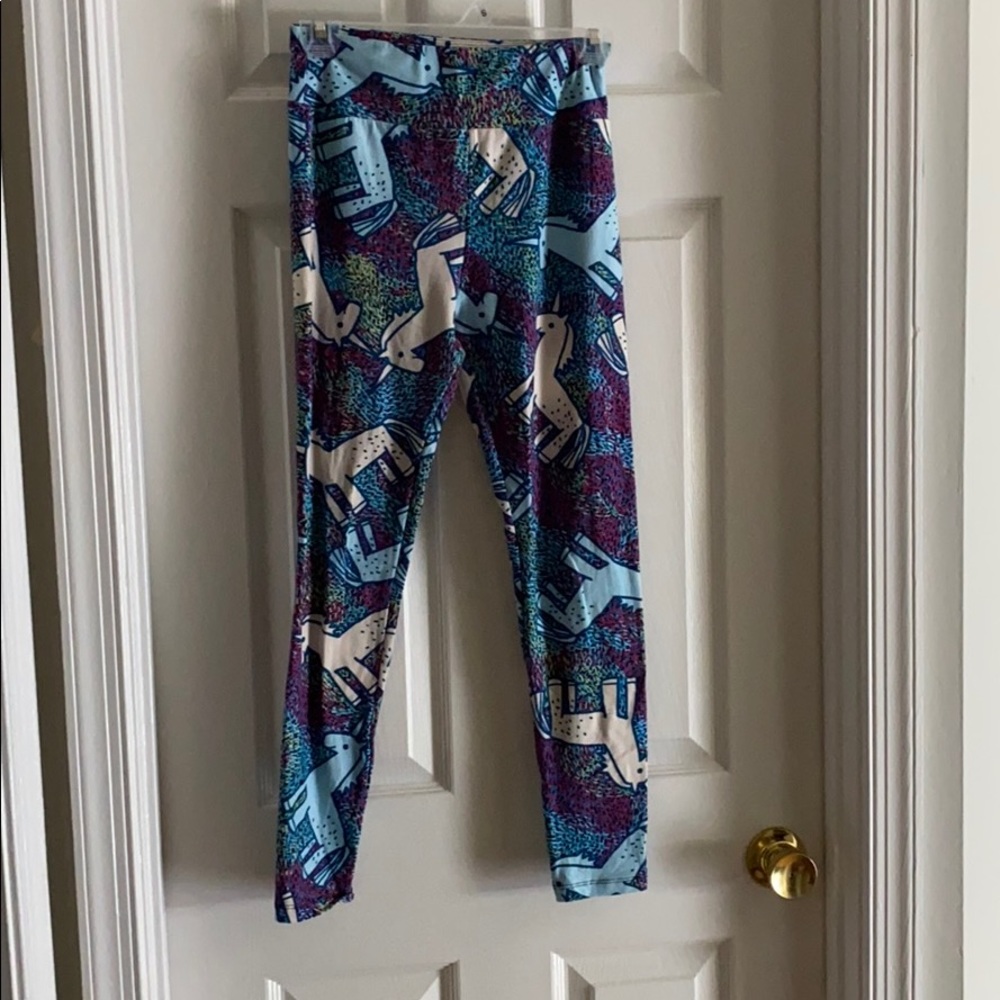 Rare Unicorn! Lularoe Unicorn Leggings Os - image 1